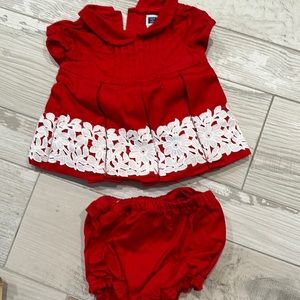 Brand new Janieand Jack 0-3 months Christmas outfit!